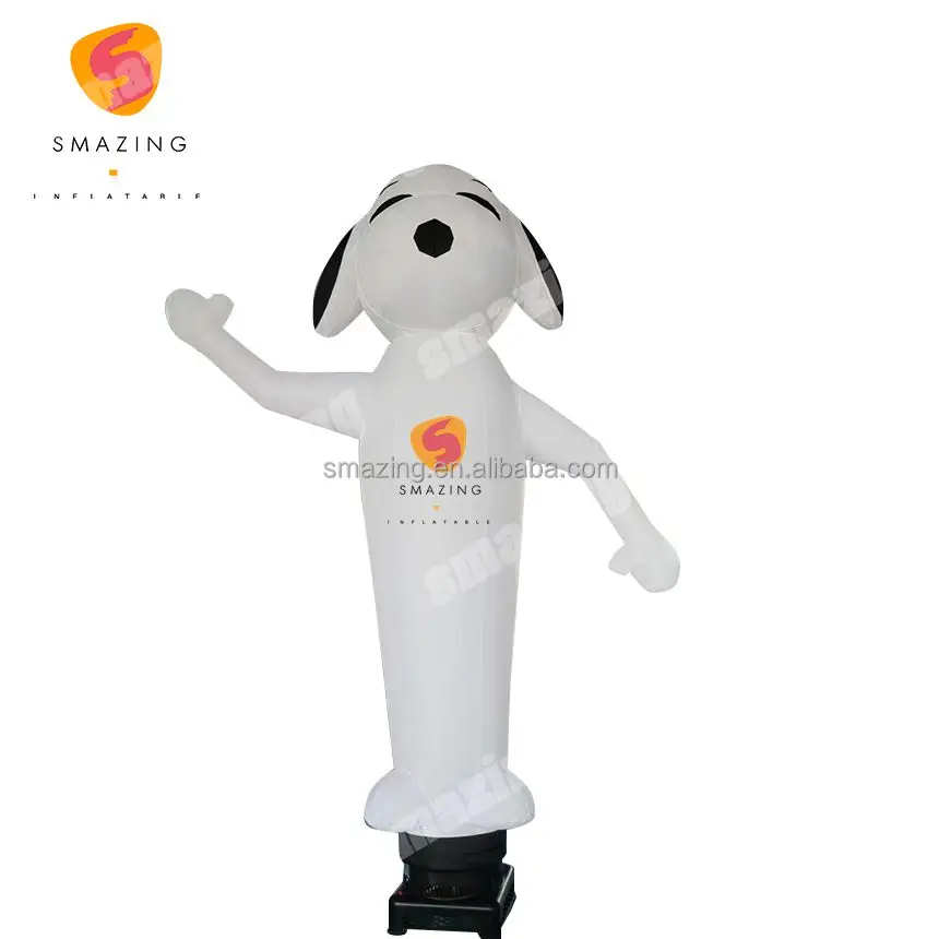 Advertising promotional customized inflatable dog air dancer wave air sky dancer for sale
