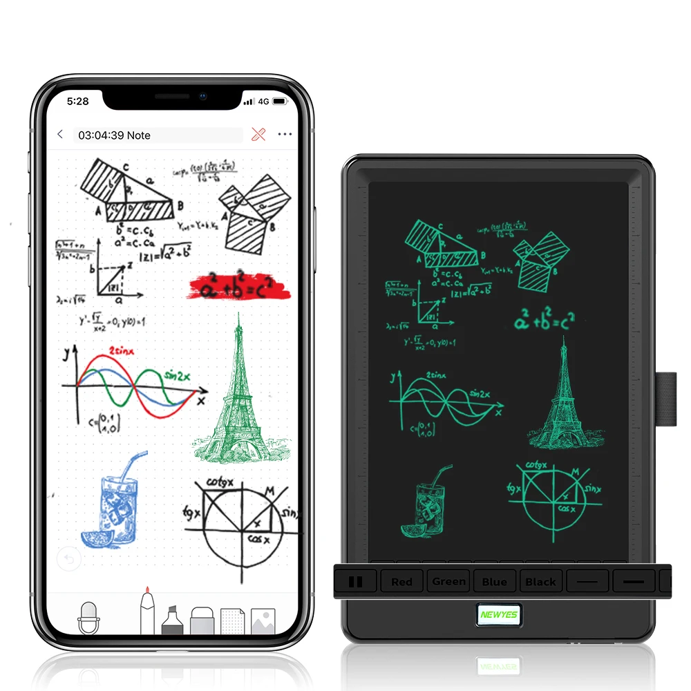  Newyes USB синий зуб почерк Рисование Pad Tableta Grafica синхронизация письма планшет с