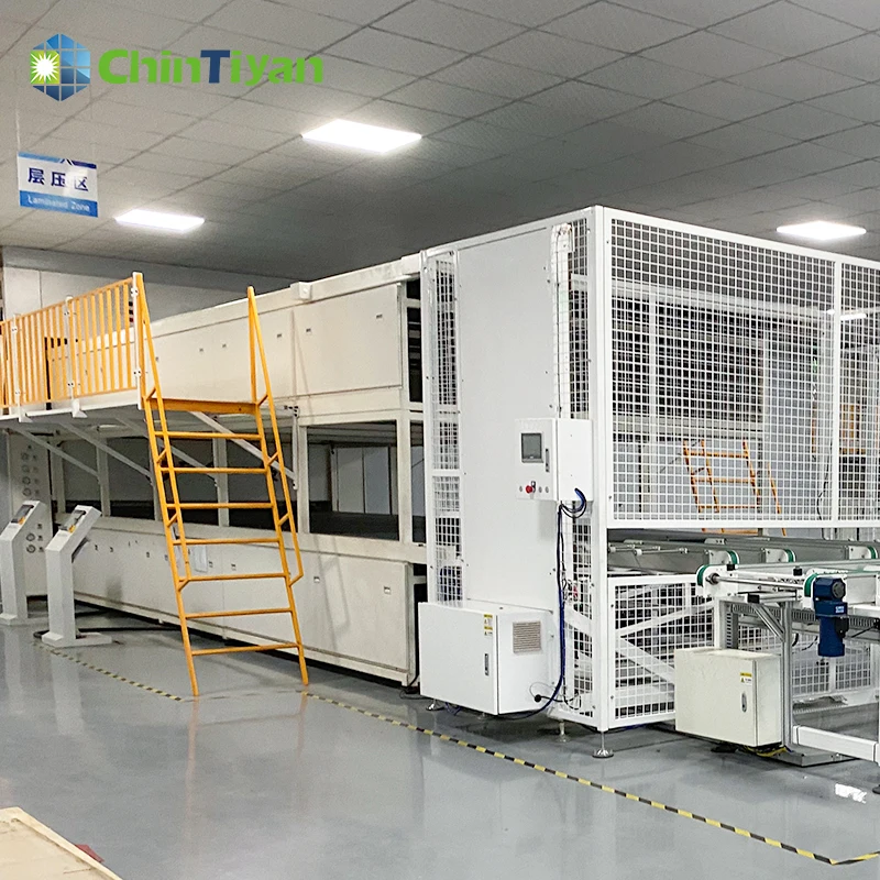 laminating machine solar panel production line Solar cell production machinery