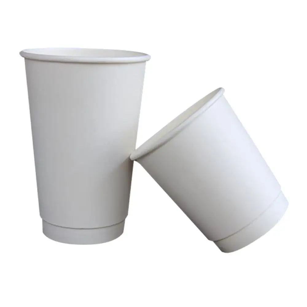 
small qty Custom Design Disposable Hot white Coffee Paper Cup 