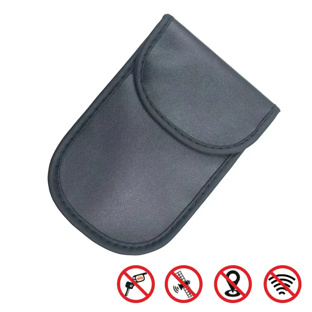Car Key Signal Blocker Case Faraday Cage Fob Pouch Keyless RFID Blocking Bag