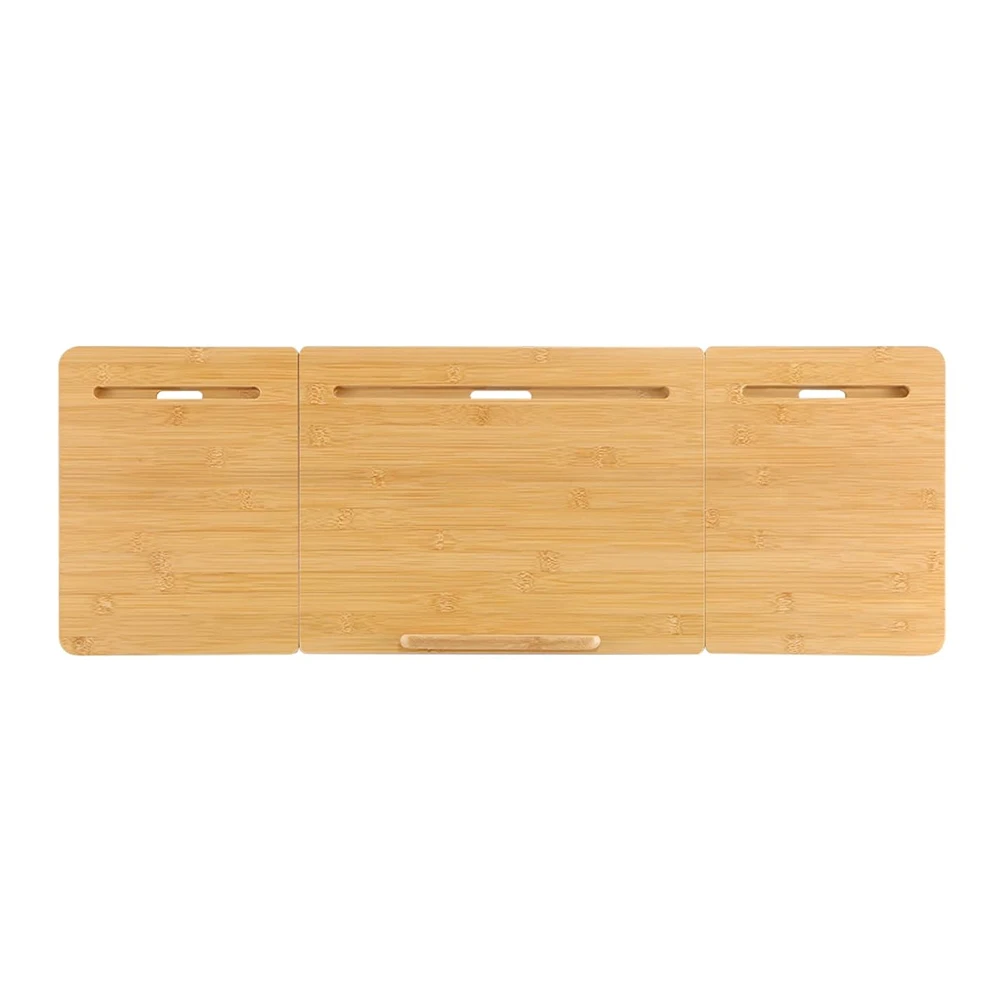 Treadmill desktop accessories Bamboo movable laptop bracket Ergonomic adjustable desktop laptop tray