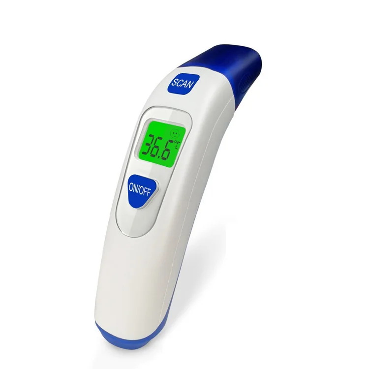 Thermometer for Adults Forehead and Ear - Fever Alarm, 1 Second Reading, Color Temperature Indicator