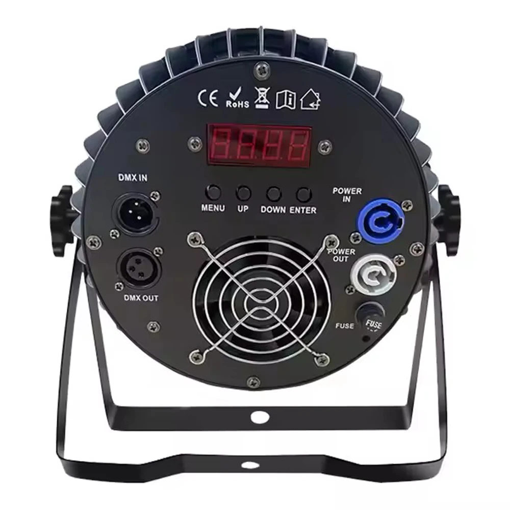 Ava aluminium housing18x10W slim led par RGBW 4 in 1 6in 1  led DMX  disco dj wedding led stage lighting flat slim led par light