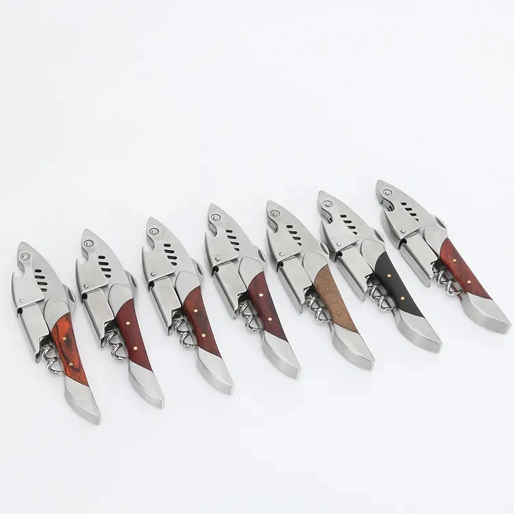 Sinowin Multifunction Stainless Steel Corkscrew Wine Metal Bottle Red Wine Opener With Custom Logo