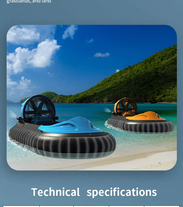 Australia local hot sale leisure sea river FLYER hovercraft personal for sale