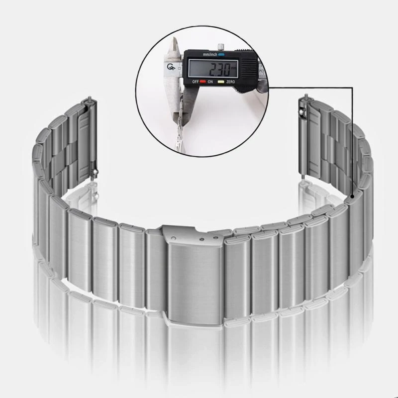 Stainless Steel Straps for 20mm 22mm Smart Watches Luxury Metal Straps for Samsung Galaxy Watch 3 4 5 Metal Watch Bands