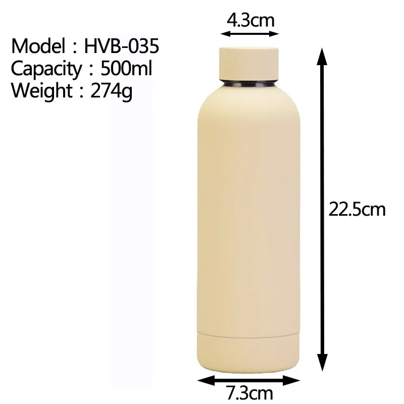 Yeway bouteille isotherme termo 500 мл с логотипом под заказ вакуумной изоляцией из нержавеющей стали спортивная Питьевая бутылка для воды двойными стенками