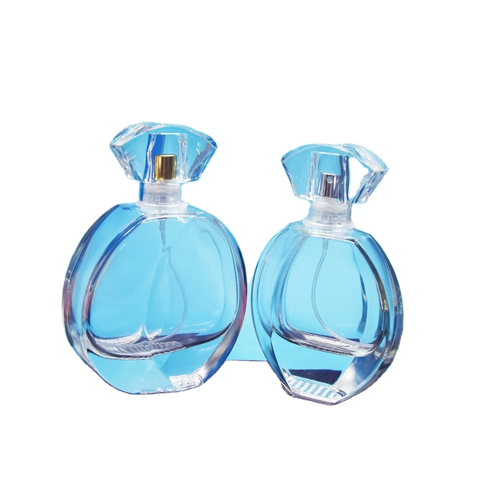 50ml 100ml filling perfume bottles with Sarin cap New Perfume bottle Round Glass Bottles