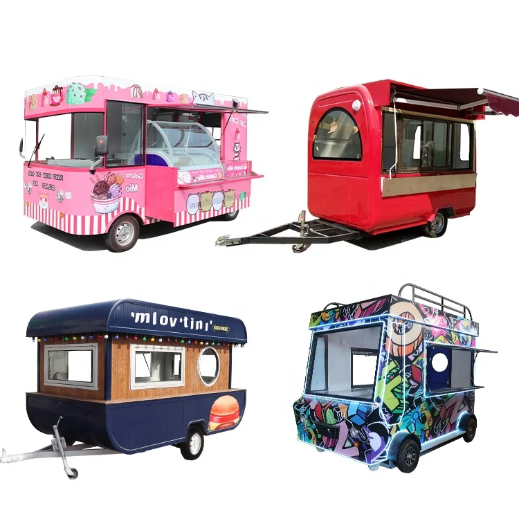 Мобильная фургон для кофейного сервиса airstream прицеп фаст-фуда полностью оборудованный Электрический