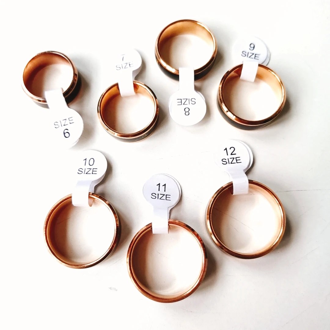 Romantic Meaningful Gifts Stainless Steel Temperature Measuring Ring for Lovers