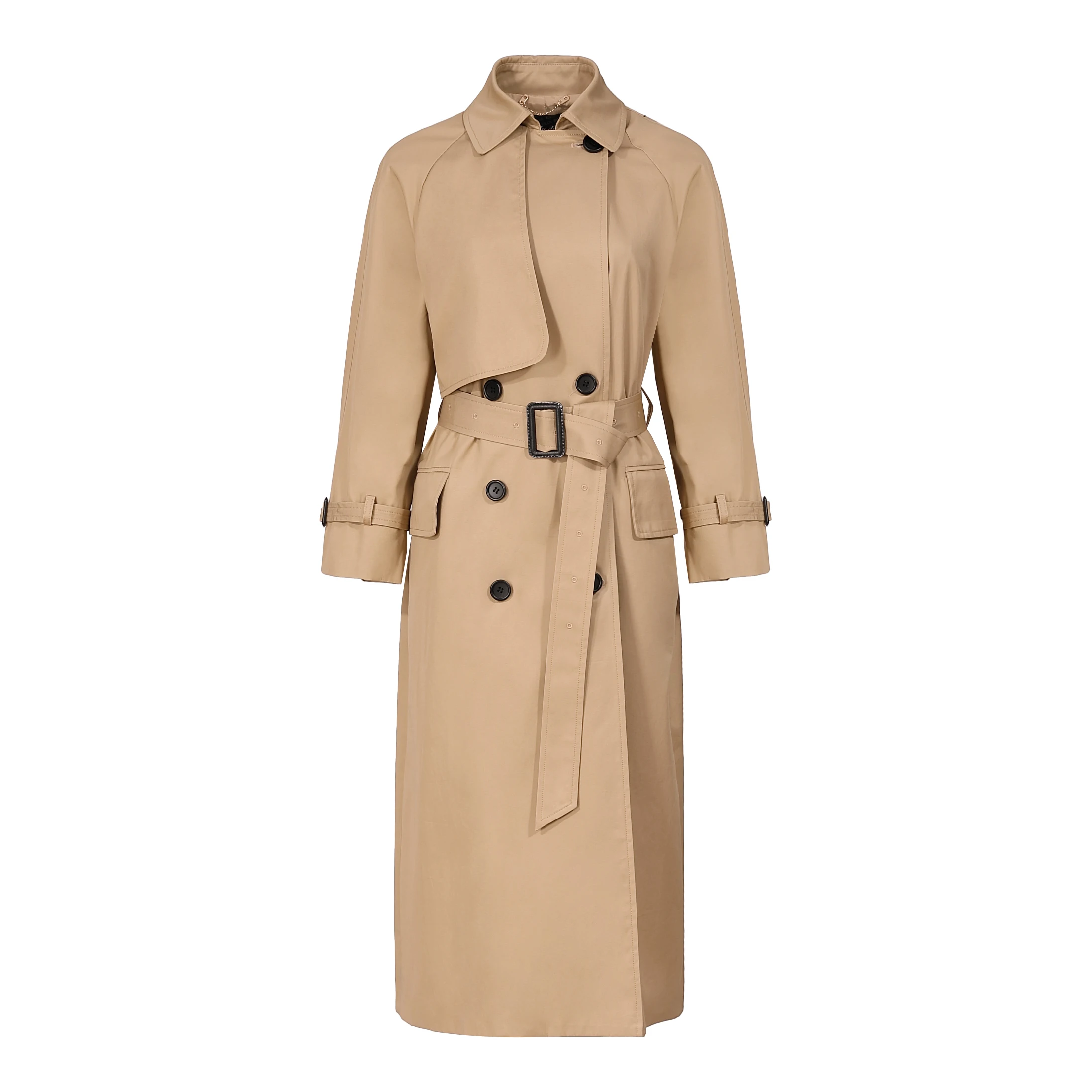 
new Korean coat for women mid-length trench coat for women in 2021 is the hottest spring/autumn overcoat in the UK 