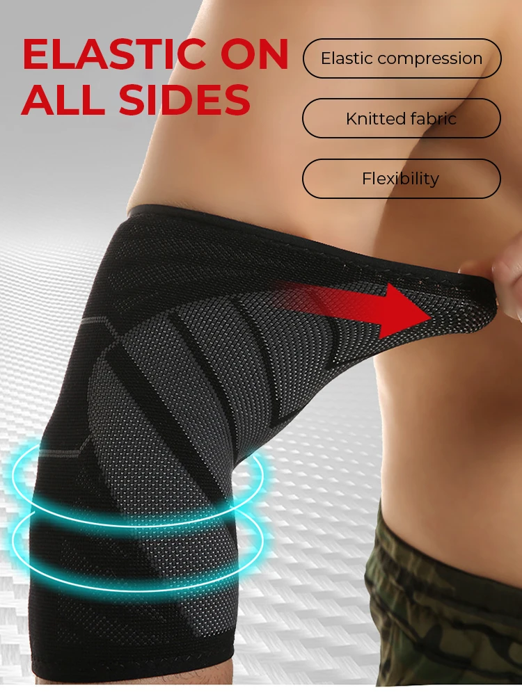 Compression Sleeve Arm Support Elastic Sleeve Breathable Elbow Brace for Sports Reduce Joint Pain