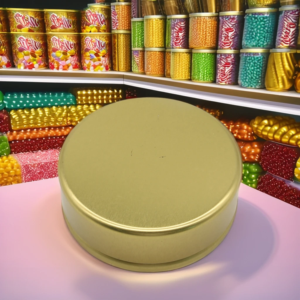 Factory Direct Tinplate Box Packaging 250ml Round Tin Can Playdough Car Wax Candle Badge Chocolate Candy Storage Logo Printing