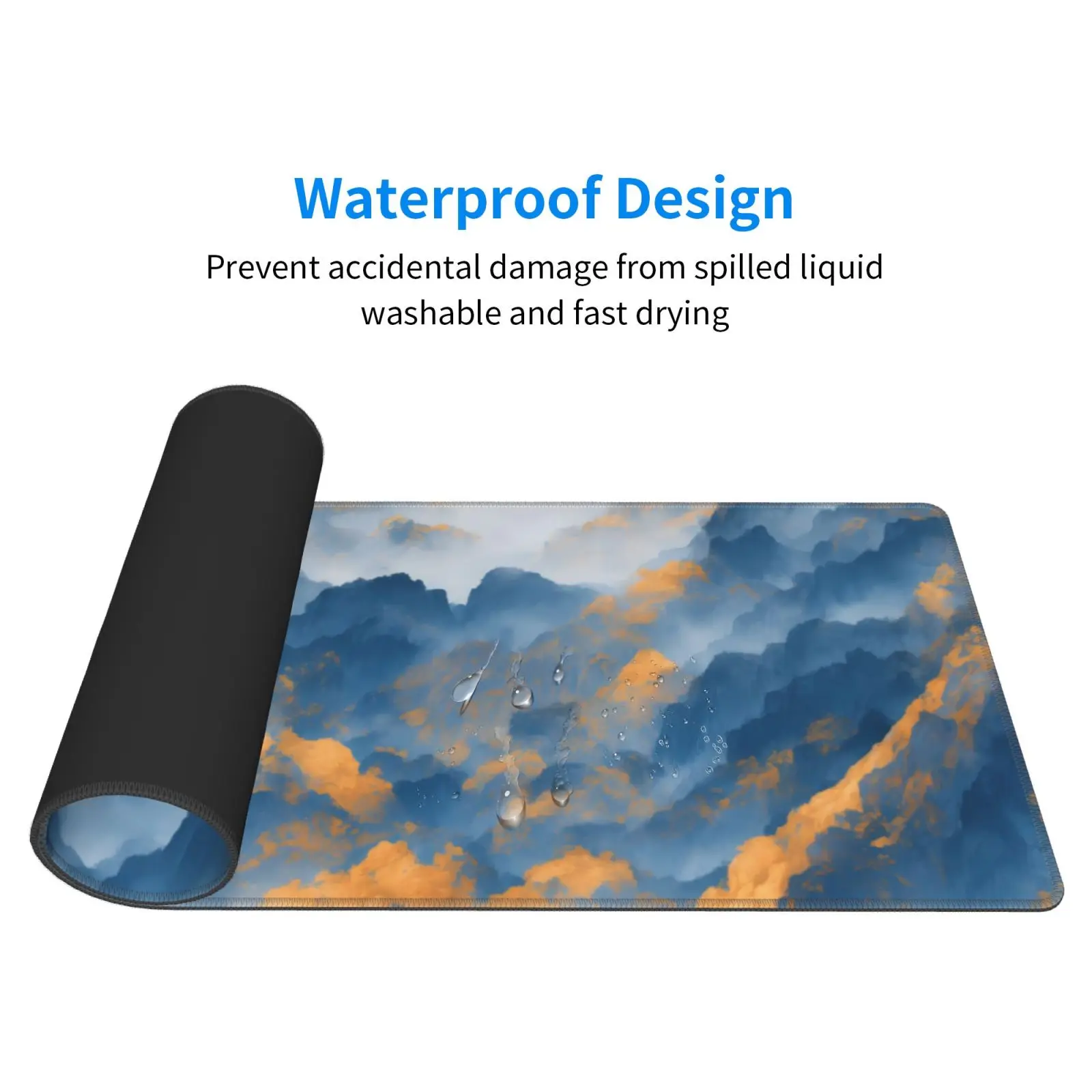 Personalized Logo Printed Waterproof Mouse Pad Rubber Gaming Mousepad Computer Mouse Mat Keyboard Pads Custom Made