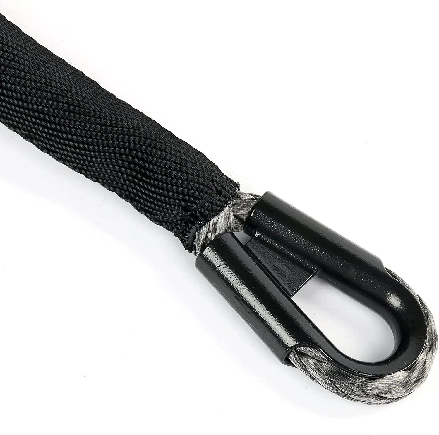 Braided UHMWPE synthetic winch rope towing rope winch line for cars Vehicle recovery,marine  tow rope