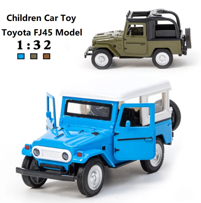 1:32 Scale High Simulation Toyota FJ45 Pull Back  Diecast CarToy Car