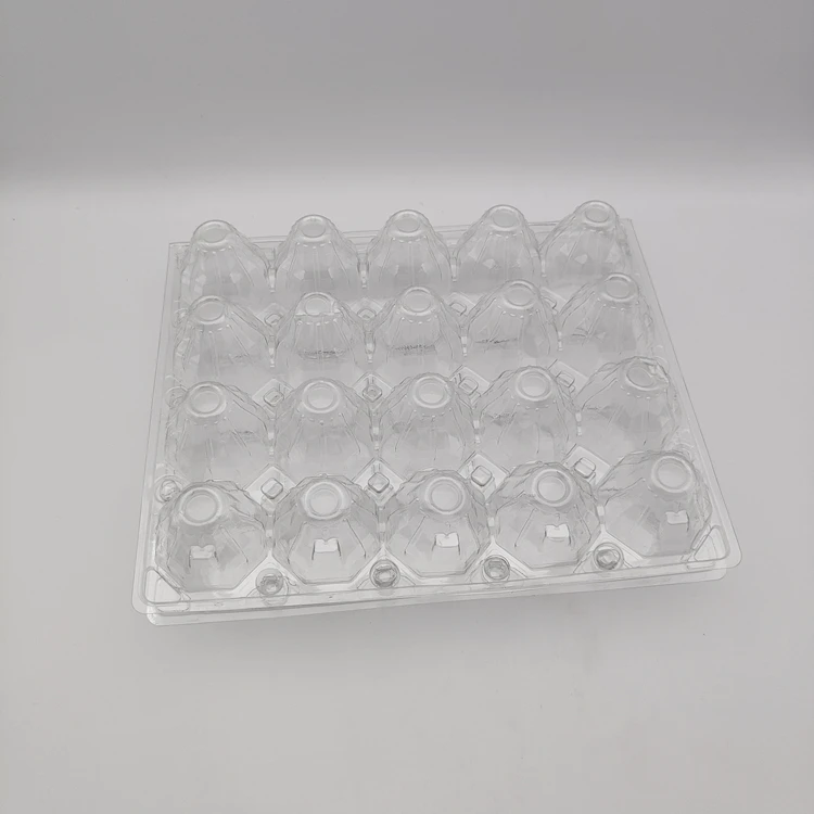 Wholesale 12 20 30 Egg Holders Bulk Ecofriendly Tray Supplier Shockproof Plastic Packaging Egg Cartons