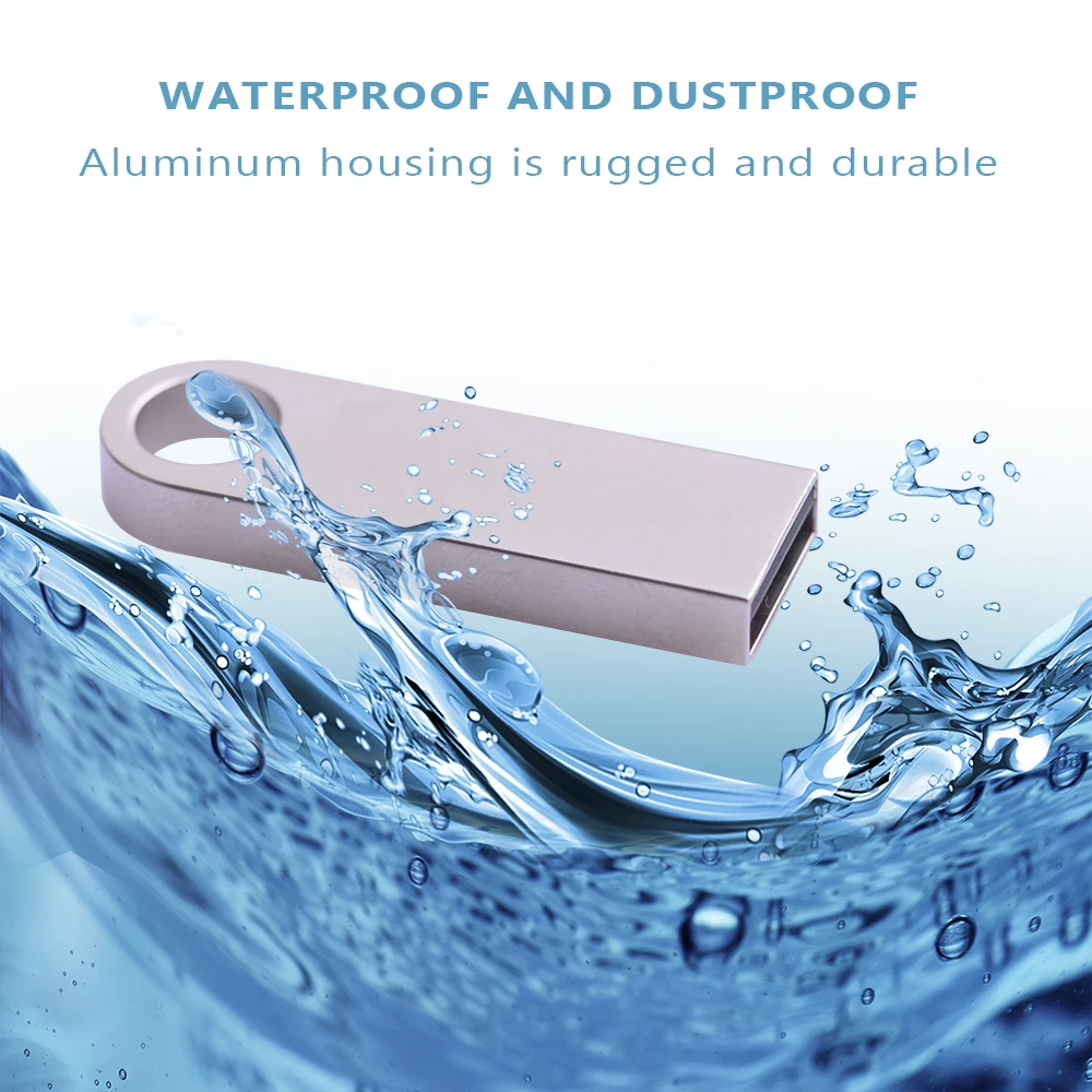 Mini Usb Flash Drive 32gb 16gb 8gb 4gb Metal Pen Drive Pendrive 64gb 128gb cles Usb3.0 2.0  Memory Stick