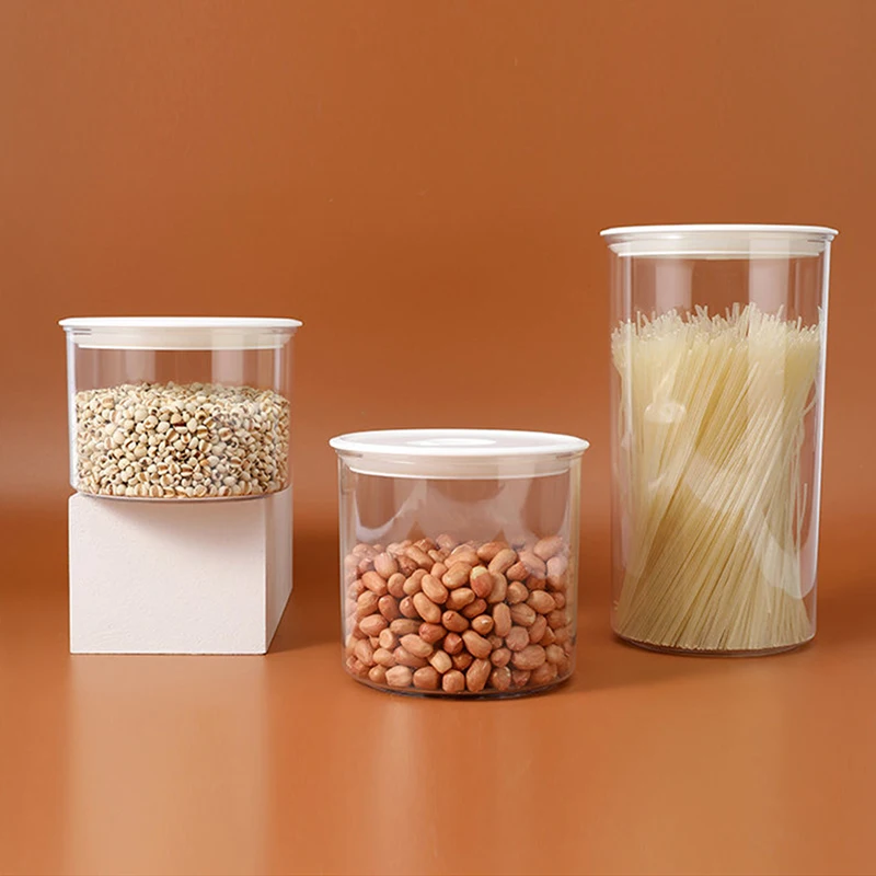 Airtight Food Storage Container Set 9pcs Storage Boxes & Bins High Quality Heat Resistant Plastic Multifunction Europe Round