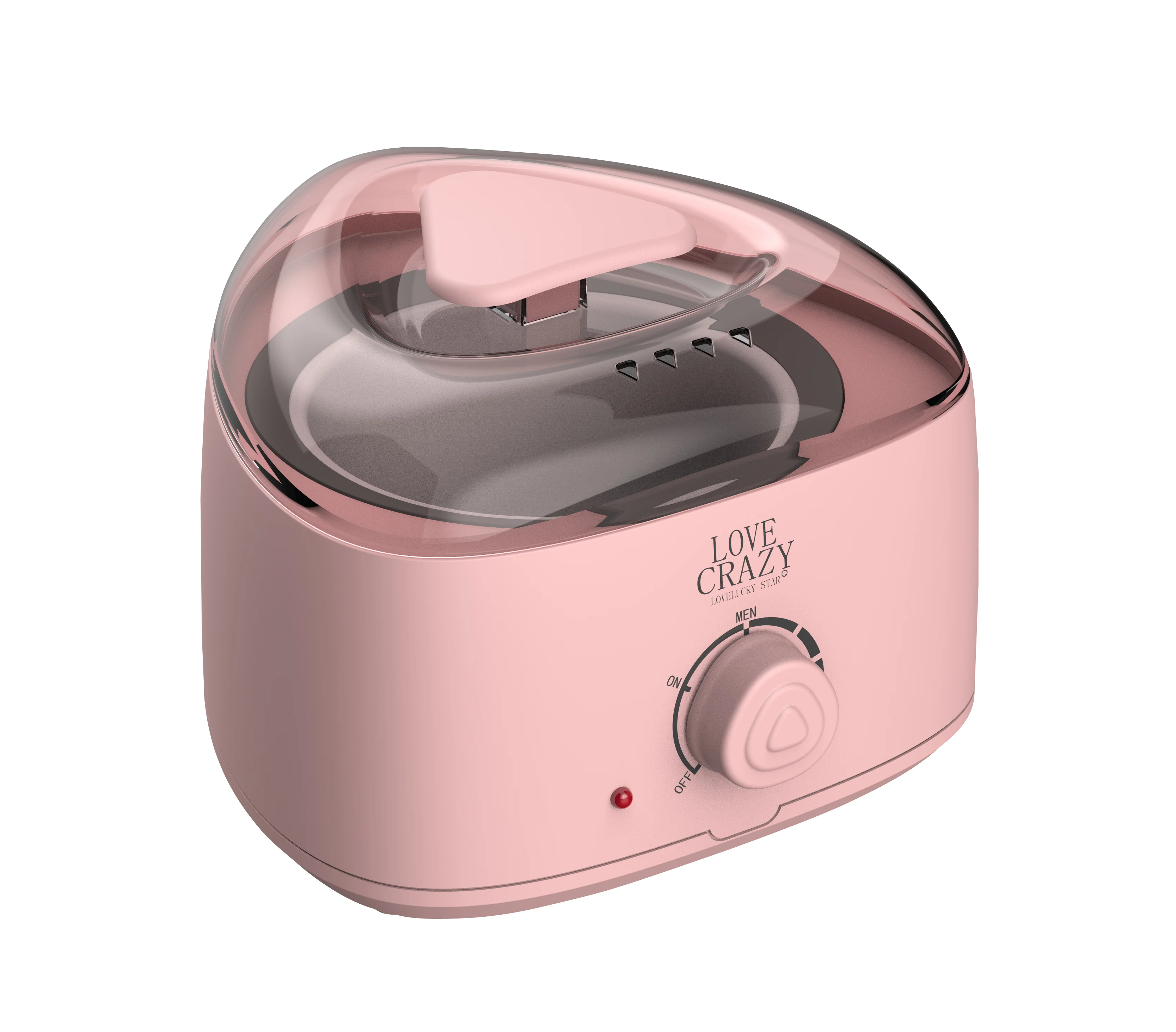 love crazy AX500 In Stock Pot Plastic Heater Warmer Paraffin With Beanhigh Quality Wax Filling