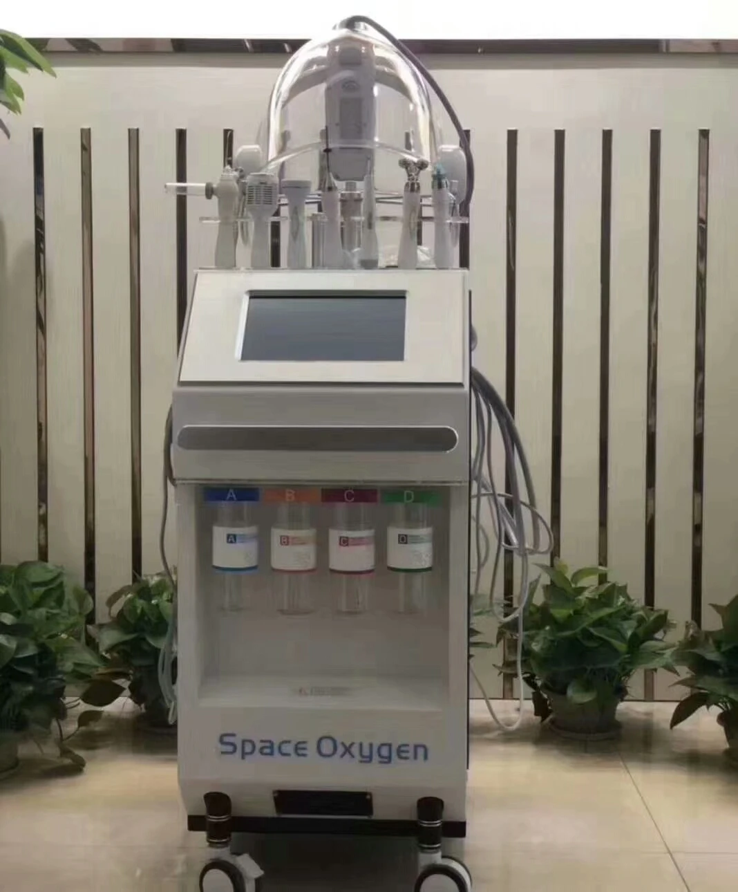 Space Oxygen H2O2 11 In 1 hydroxyl hydroxige hydra therapy facial aqua peel spa machine