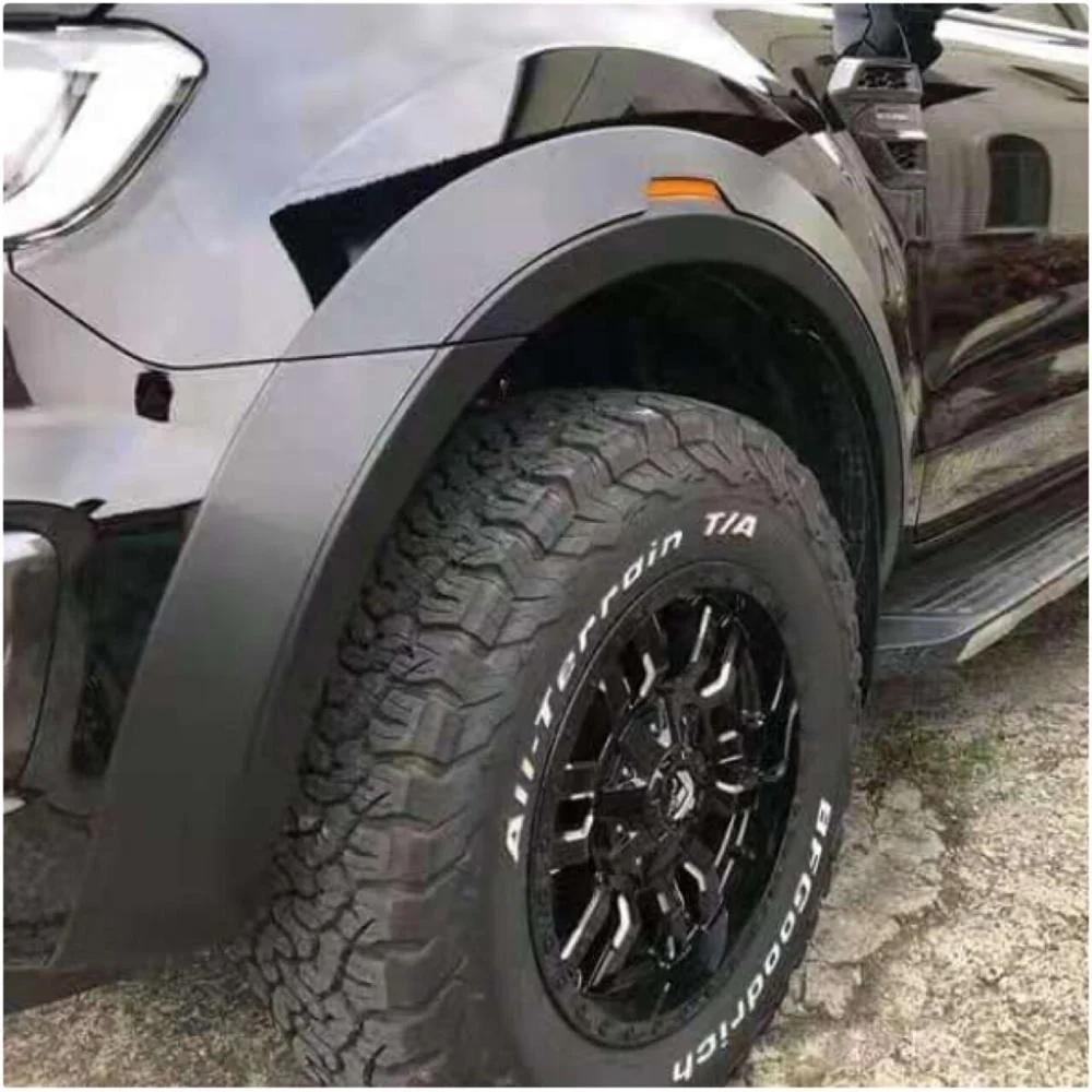 
Slim Fender Flare Wheel Arch with sensor holes for Ford Ranger Wildtrak T7 T8 2016-2019 