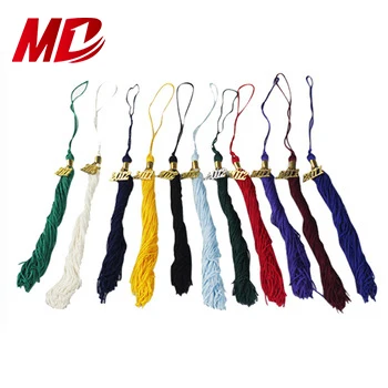 Оптовая продажа, высокое качество, одноцветная кисточка с подвеской на выпускной