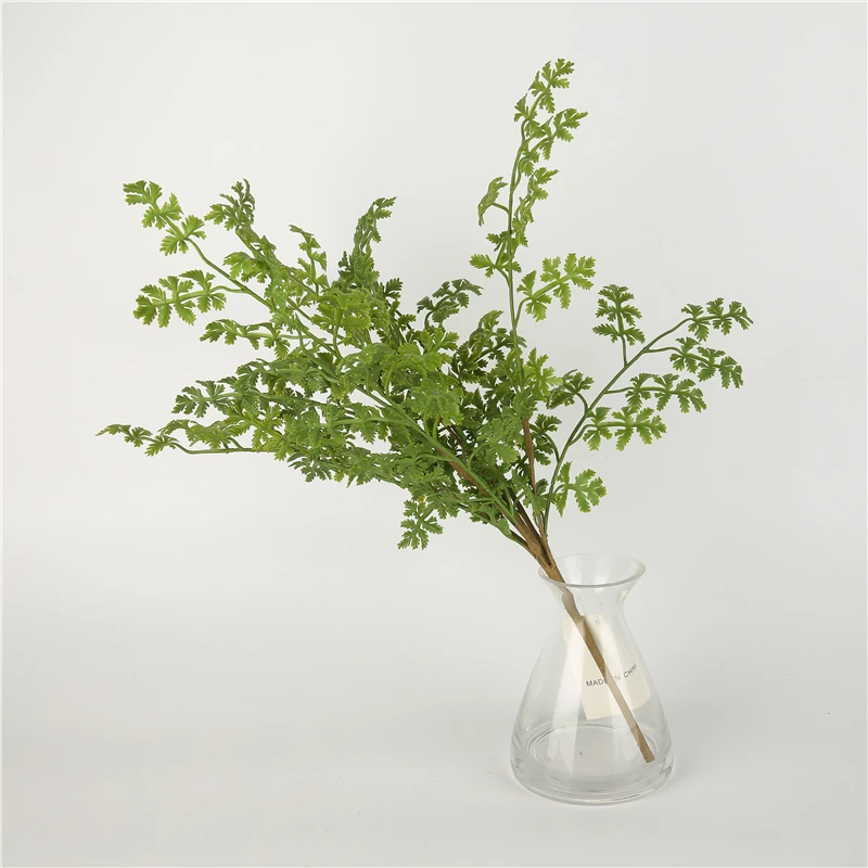 Garden Decoration Artificial Ferns Artificial Bushes Greenery Grass Plant Branches for Home Decoration Plastic Modern 1 Carton