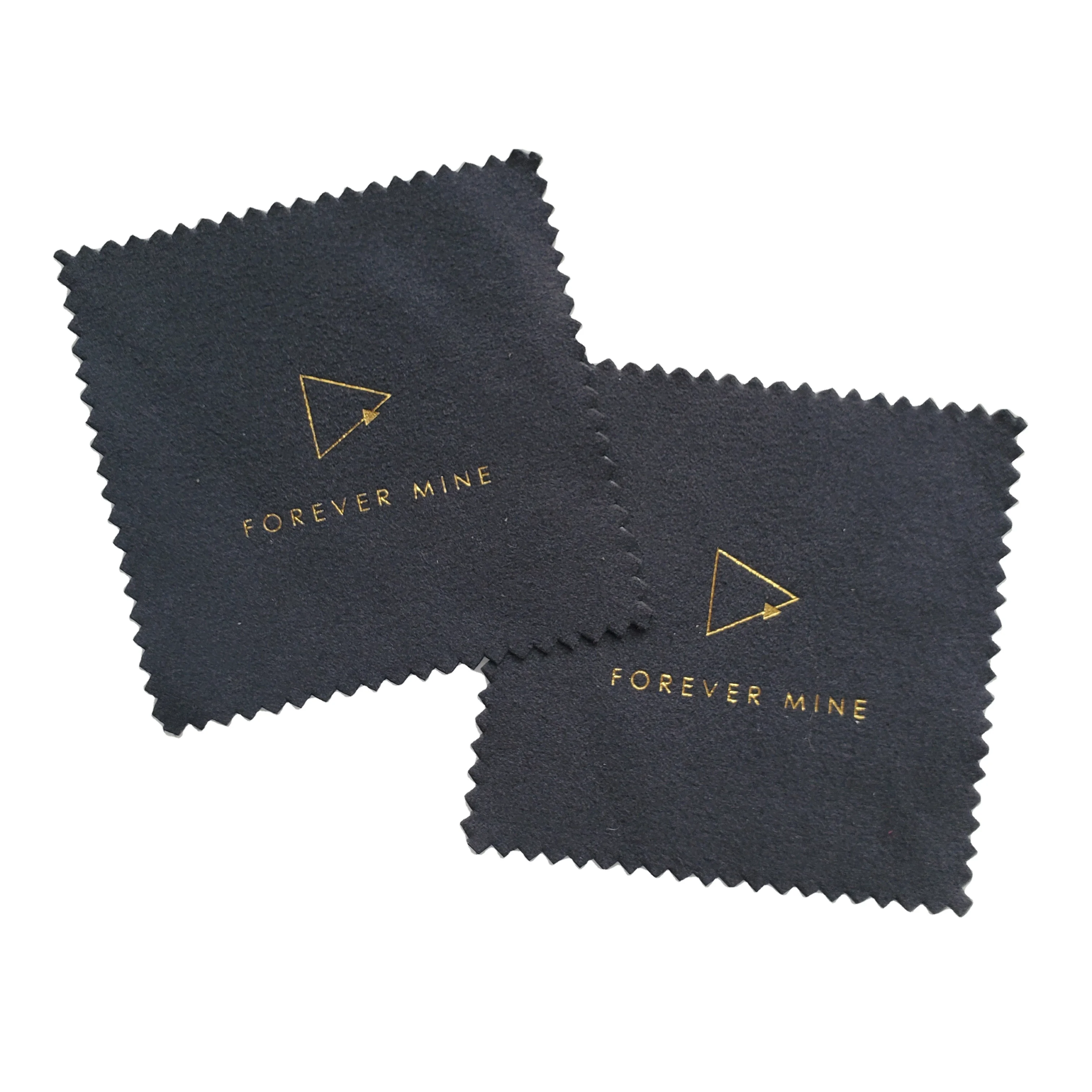 Тканевая ткань из микрофибры с логотипом для ухода за ювелирными изделиями