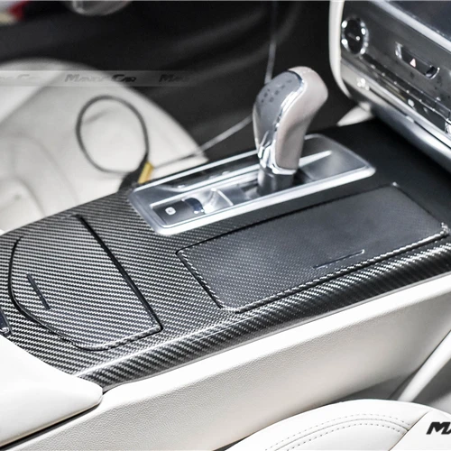 
10pcs new model paste type carbon fiber interior dashboard panel trims for Maserati Quattroporte 