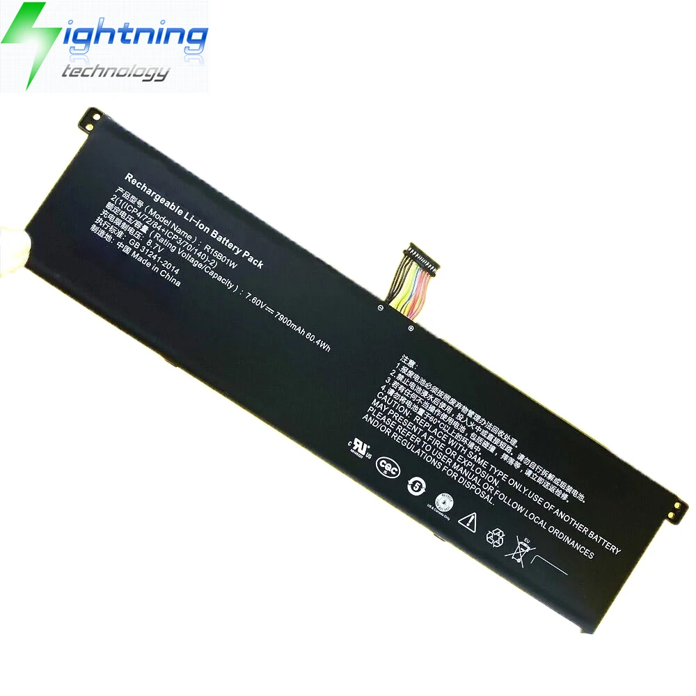 Новый оригинальный аккумулятор R15B01W R15B02W для ноутбука Xiaomi Mi Air 15,6 дюймов Pro GTX I5 I7