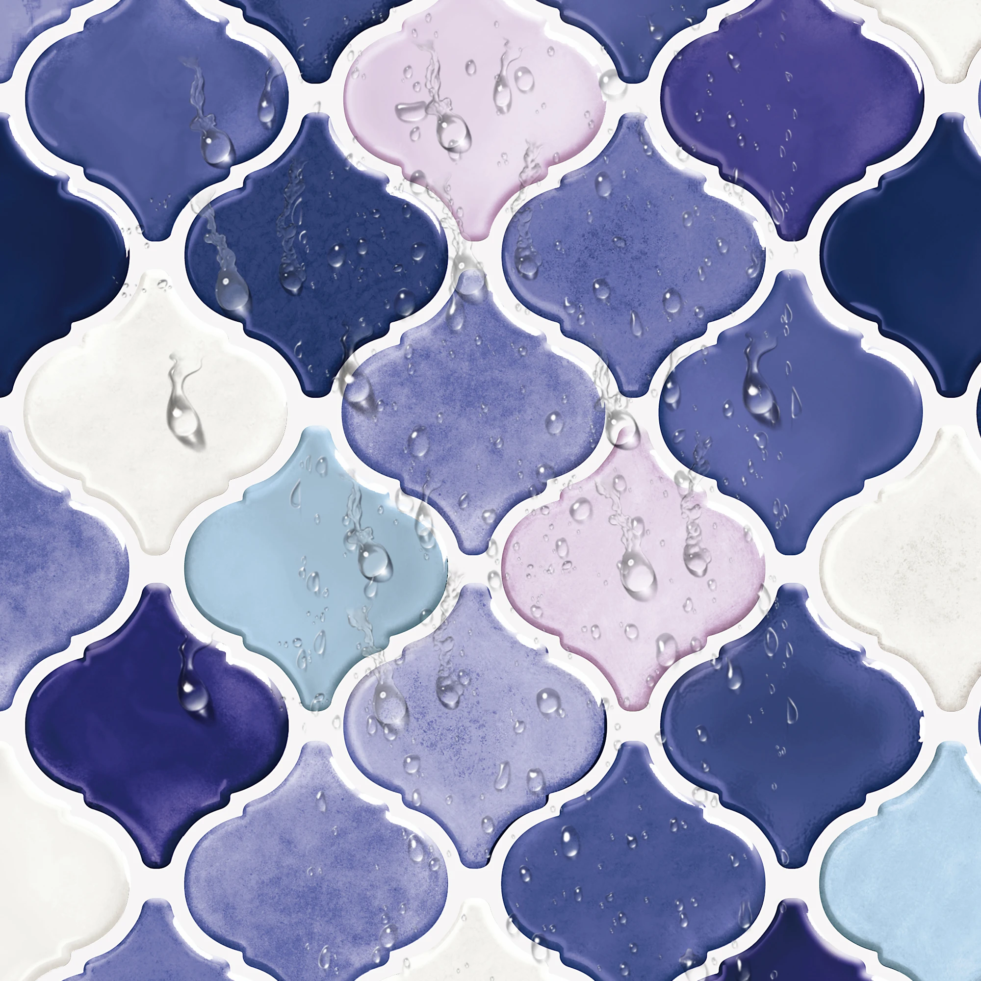 Vivid Tiles Factory Outlet Home Decoration Stick On Tiles House Decor Vinyl Backsplash For Kitchen Living Room Wall