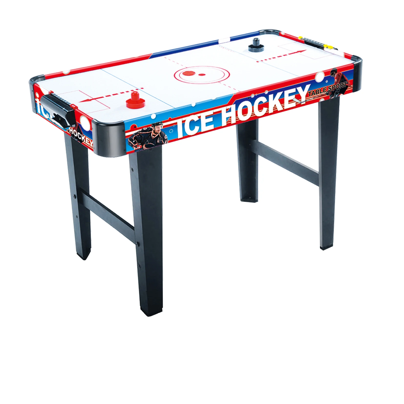 Best sale air hockey table game wood hockey table with long leg outdoor indoor sport toy game