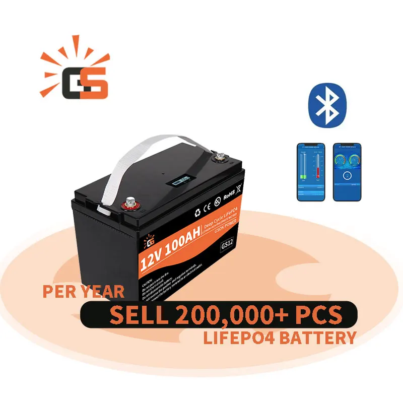 5 лет гарантии 12 В 24 200ah 100ah 50ah 500ah lifepo4 батарея для RV solar