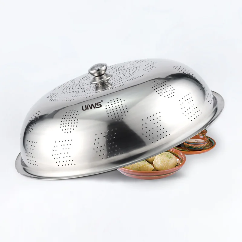 Stainless steel food covers food dust cover dishes anti fly mosquiito metal cover