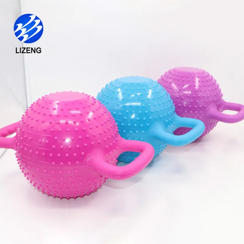 Спортивный фитнес Регулируемый Вес наполненный водой чайник Колокольчик для йоги