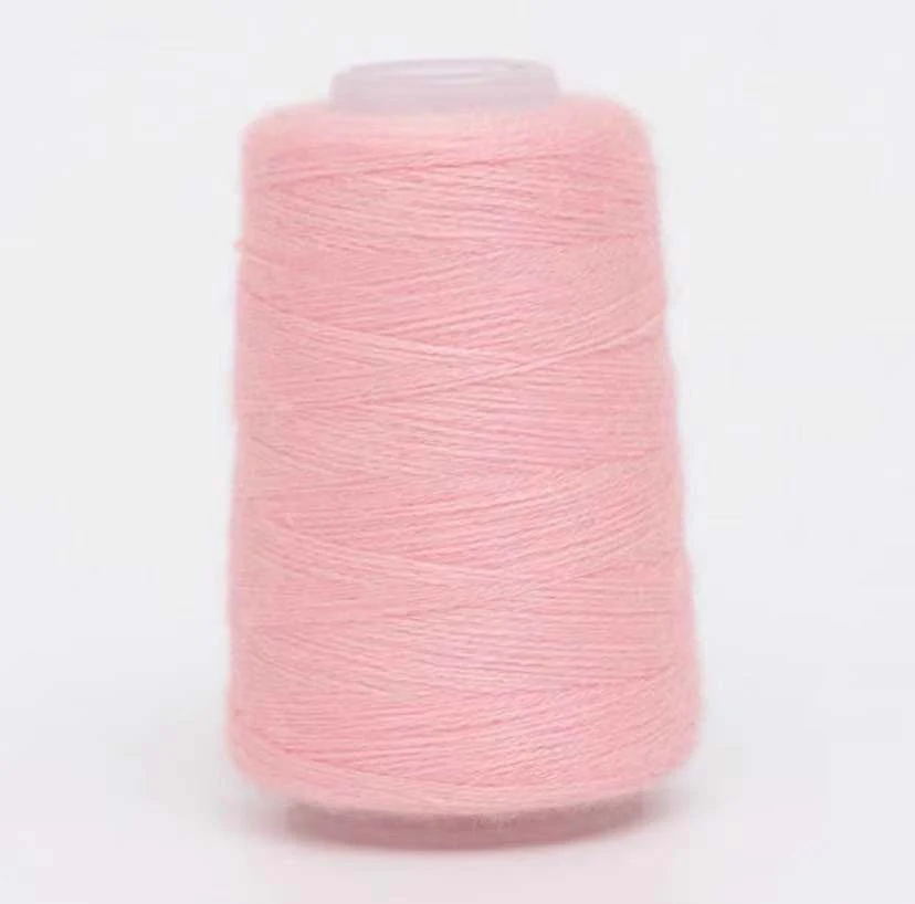 Китайскую ярмарку импортной высокое качество производитель переработанных 2 слоя 40% Agora 60% хлопок смешанная кашемировая пряжа для вязания в цветовом ассортименте, свитер шарф