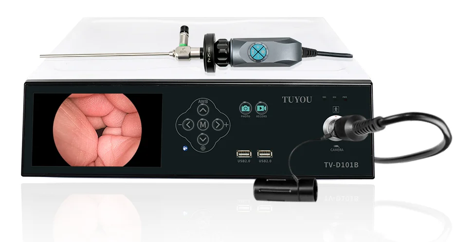 FHD Endoscopic Camera System with USB Storage Works for ENT Laparoscope Hysteroscope Ureteroscope
