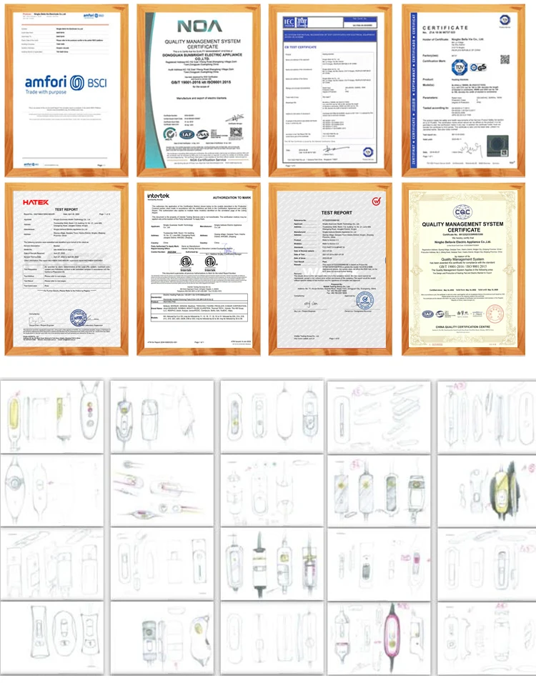 10 Temperature Settings Controller ETL North American Standard Electric Heating Pad 12x24' 85W 110V home and office use