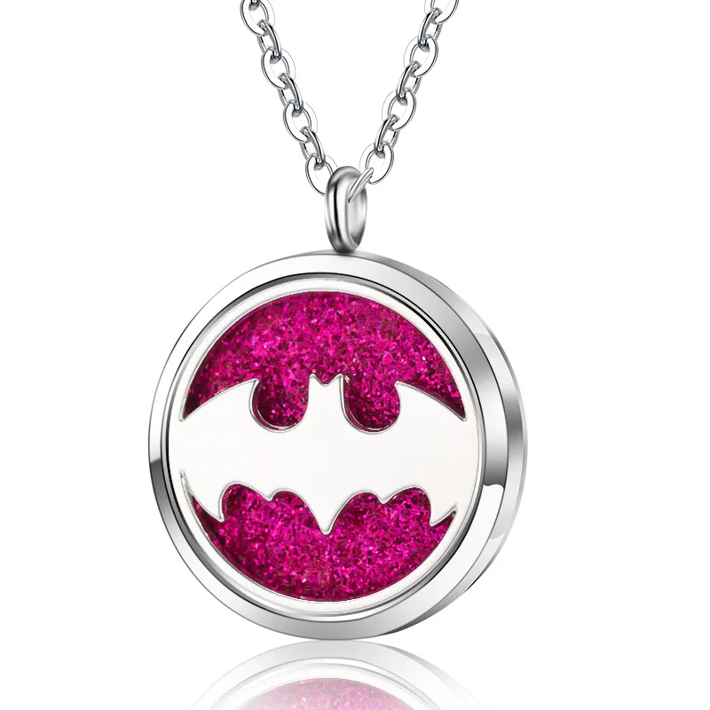 Aromatherapy Necklace Hollow Fashionable  Aroma locket Necklace Dispenser Photo Box DIY Pendant Magnetic Open Necklace