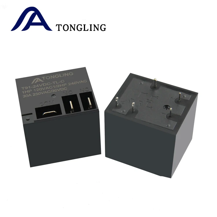 TONGLING Relay Manufacture T91 12V 24V 5 Pin Relay 30A  Buy  Relays