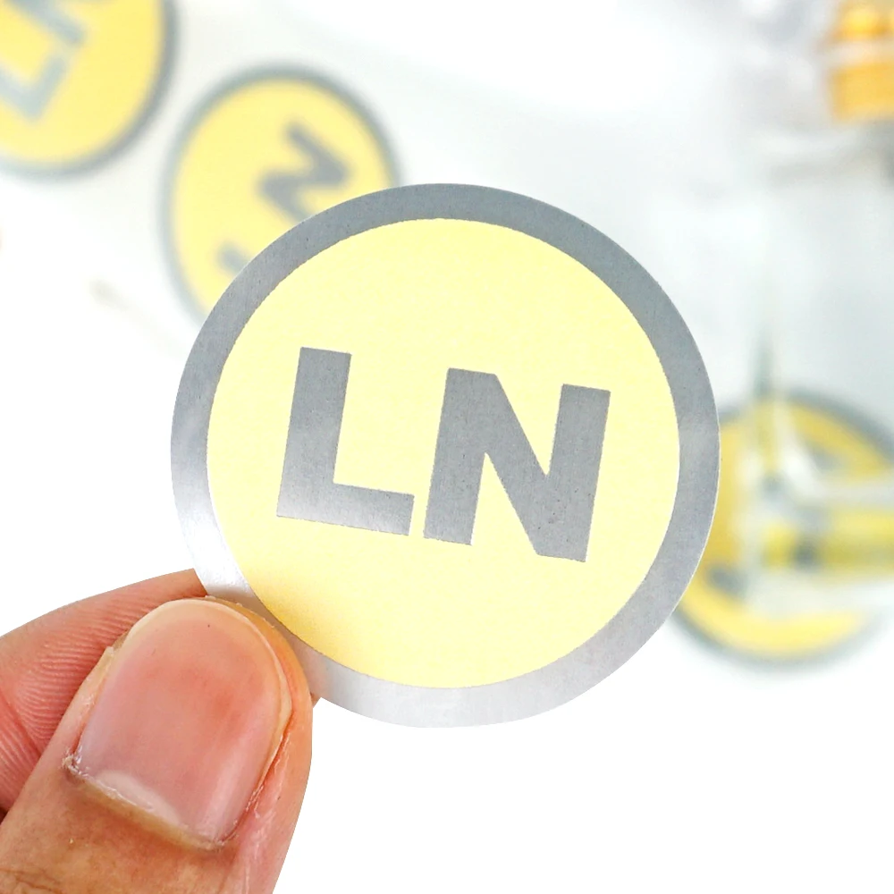 Factory Hot Sale Customized  Logistics PET Waterproof Printing Own Logo Packaging Shipping Sticker