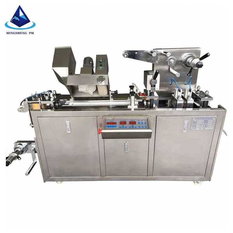 DPP-80 Small Aluminum Plastic tablet capsule Blister Packing Machine
