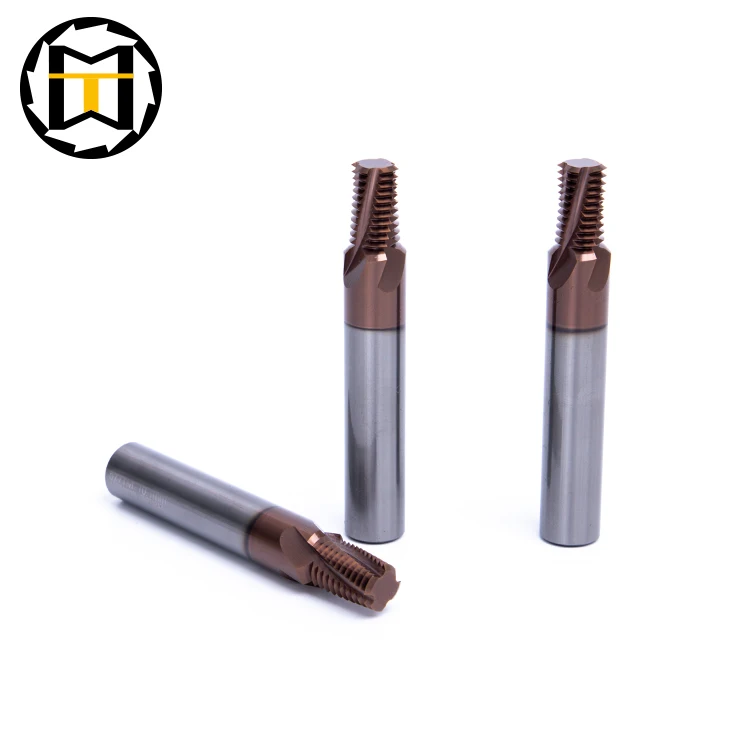 MMT Carbide thread End Mill left helix left cut milling deflection less