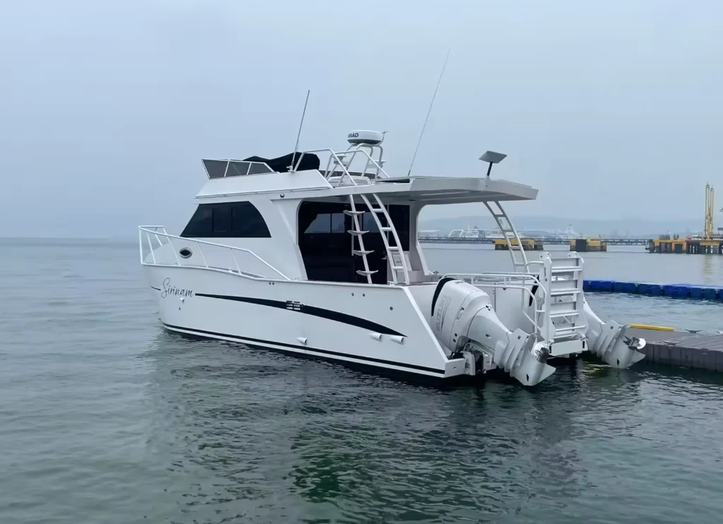 Poseidon  29ft 8.8m aluminum catamaran cruising yacht cabin fishing boat for sale