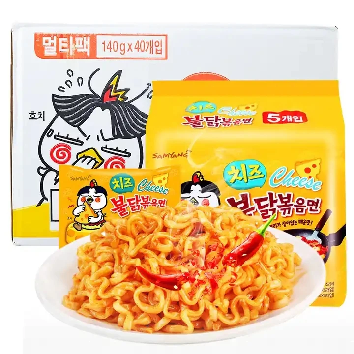 Korean Ramen  Bagged Instant Noodles Samyang Turkey Noodles Spicy