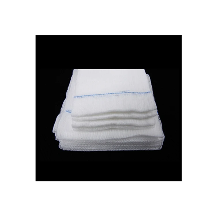 100% cotton soft medical 4x4 gauze squares pads sponge