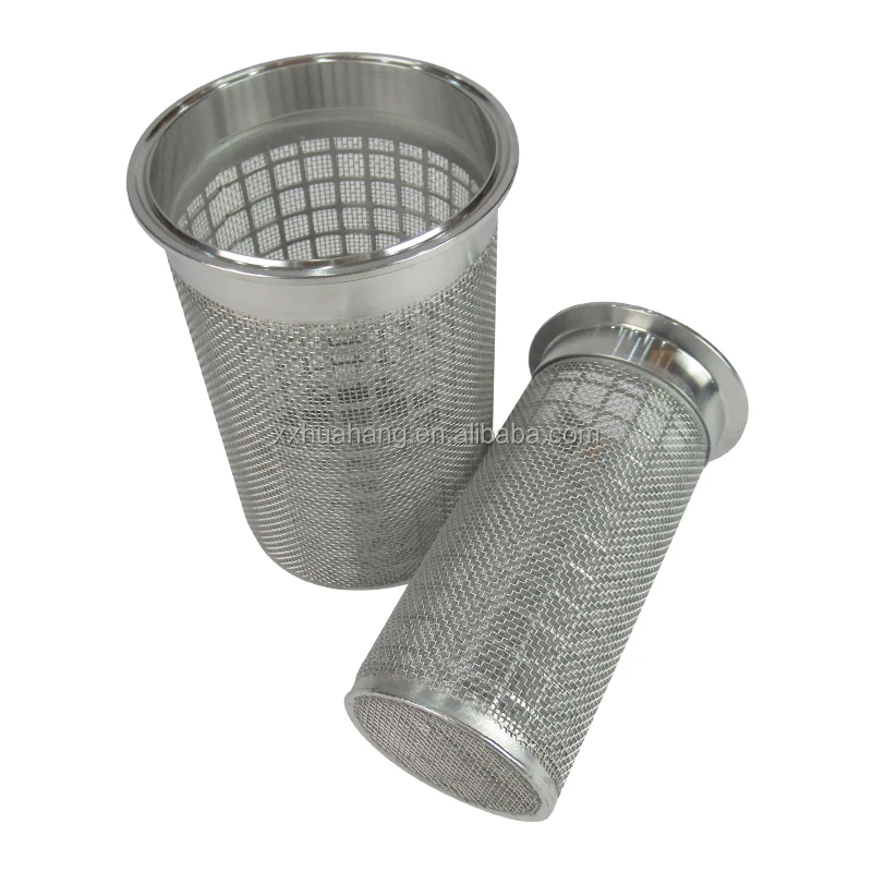 Huahang supply customized good quality stainless steel wire mesh net filter for industry pre filtration