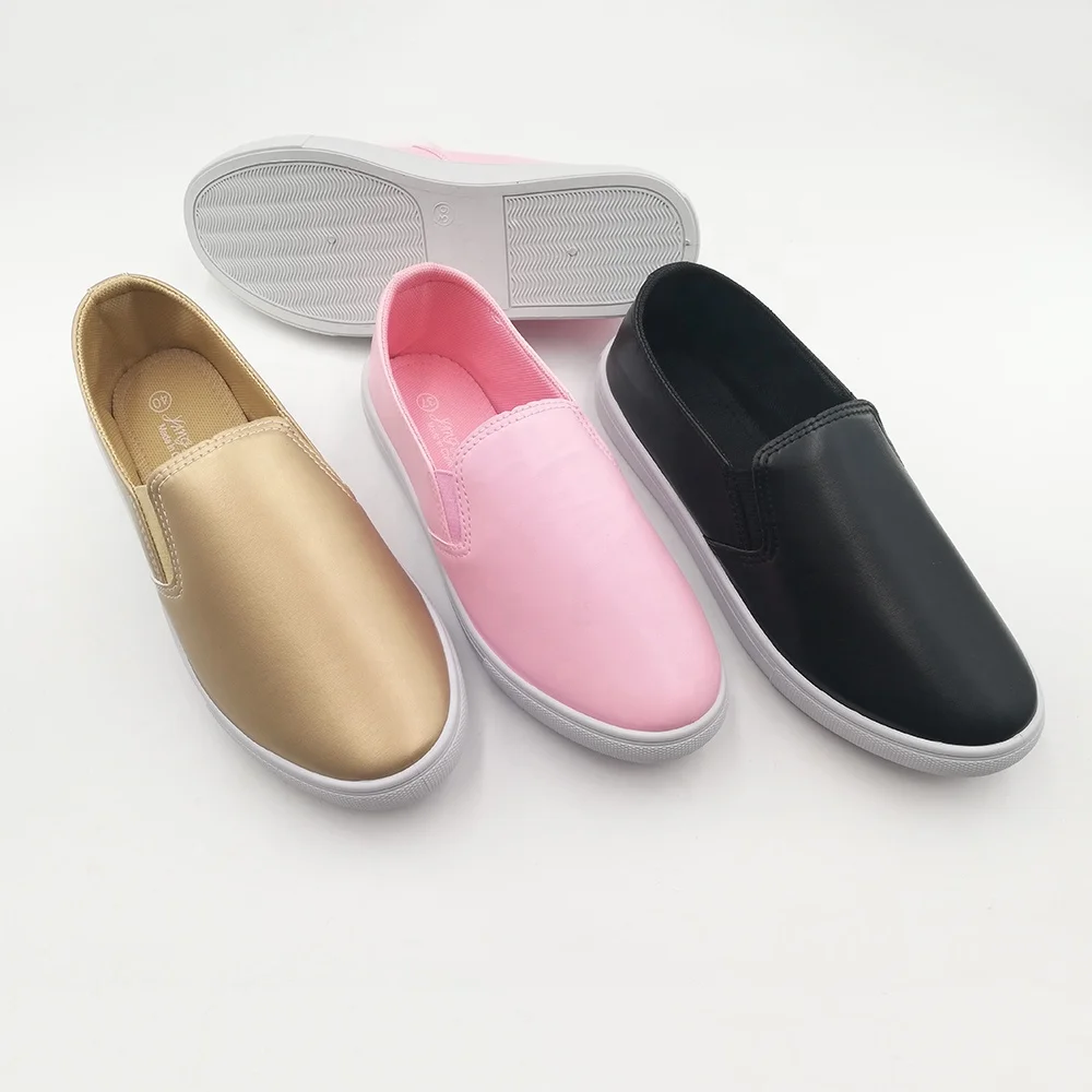 2024 new PVC injection women flat slip on shoes fashion sneakers ladies sports running shoes
